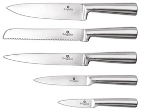 6-dielna sada kuchynských nerezových nožov so stojanom EMERALD 20177