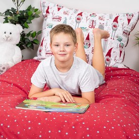 4Home Bavlnené obliečky Christmas Elf, 140 x 200 cm, 70 x 90 cm