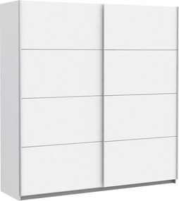 XXXLutz ŠAT. SKRIŇA S POSUV. DVERAMI, biela, 200/210/61 cm Ti'me - Skrine - 000687034203