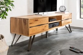 Dizajnový TV stolík Fringe, 160 cm, divý dub