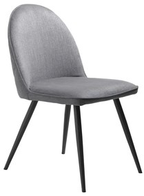 Sivá jedálenská stolička Minto – Unique Furniture