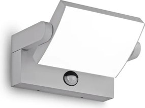 Ideal Lux - LED vonkajšie nástenné svietidlo so senzorom SWIPE LED/21W/230V CRI90 IP54 sivé