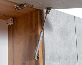 Kuchynská linka Nela II -  180/240, dub wotan / metropolis