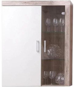 Vitrína Samba 4 san marino/crem