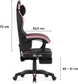 Herná stolička Force 3.7 Pink
