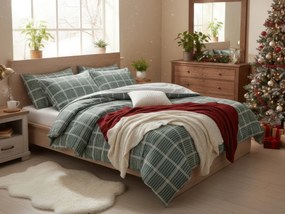 Obliečky z Renforcé bavlny FIOREA zelené Rozmer obliečky: 70 x 90 cm | 140 x 220 cm