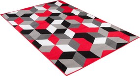 TA Koberec Q545A RED MAYA PP ESM Sivý Obdĺžnikový Rozmer: 160x230 cm
