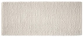 Biela kúpeľňová predložka 50x120 cm Aspen Bobble – Bianca