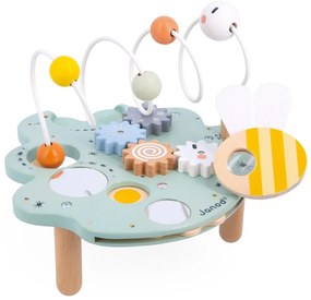 Sweet Cocoon - Drevený motorický stolček s aktivitami - List
