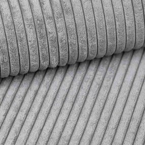 Svetlosivá rohová pohovka SMART COSARO, obojstranná + 2 vankúšiky ZADARMO