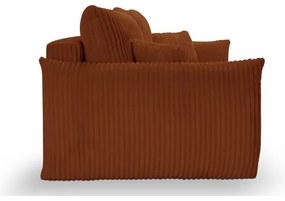 Rozkladacia dvojmiestná pohovka FRIDA hnedá