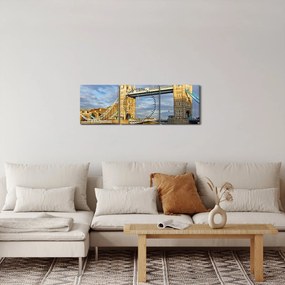 Obraz - Tower Bridge (s hodinami) (90x30 cm)