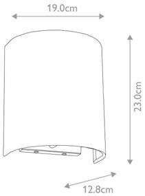 Elstead DL-COOPER-S-IV-AB - Nástenné svietidlo COOPER 1xE27/60W/230V zlaté