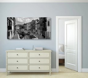 Obraz čiernobiele Benátky