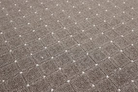 Condor Carpets Kusový koberec Udinese hnedý - 80x150 cm