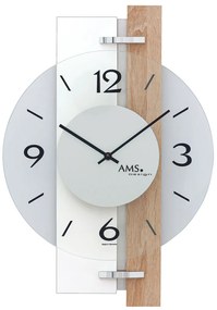 Moderné nástenné hodiny AMS 9557