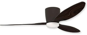 Stropná ventilátor Veneti CCT Bronze/Walnut s LED stmievateľný