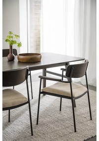 Krémovo-tmavohnedé jedálenské stoličky v súprave 2 ks Maymont – Rowico