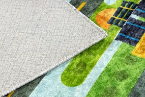 Dywany Łuszczów, Detský kusový koberec Junior 52105.801 Construction site, 80x150, viacfarebná, detská izba