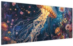 Obraz - Magická medúza (120x50 cm)