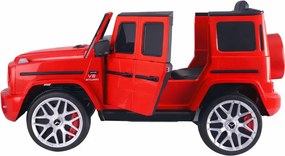 LEAN CARS Elektrické autíčko na batérie Mercedes G63 S306-1 červené