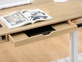 PC stolík Osto 120 (sonoma + biela). Vlastná spoľahlivá doprava až k Vám domov. 1109831