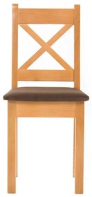 Stolička K-X, jelša/hnedá