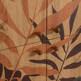 Skrinka v dekore duba v prírodnej farbe 95x111 cm Multilux – Kalune Design