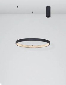 LED luster Preston 60 čierne