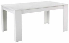 Kondela Jedálenský stôl, biela, 140, TOMY NEW