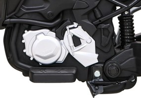 Ramiz BMW F850 GS Detský motocykel na batérie červený + asistenčné kolesá + LED audio + pomalý štart + EVA