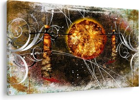 Obraz starovekej dobovej maľby (90x60 cm)