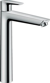 Hansgrohe Talis E, vysoká umývadlová batéria 240 s odtokovou súpravou s tiahlom, chrómová, HAN-71716000