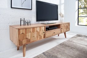 TV-skrinka 38423 140cm Masív drevo Acacia Retro