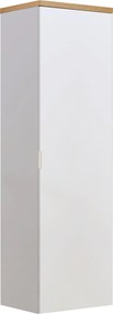 XXXLutz PREDSIEŇOVÁ SKRIŇA, biela, farba duba, 60/190/40 cm Xora - Skrine do chodby - 001027000405