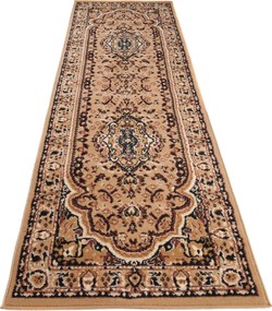 TA Koberec E951A TMAVOBÉŽOVÝ ATLAS PP Rozmer: 80x300 cm