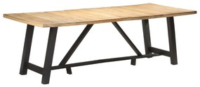 Jedálenský stôl 240x100x76 cm surový mangovníkový masív 323544