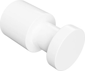 Sapho Sapho, X-ROUND WHITE háčik 30mm, biela mat, XR212W