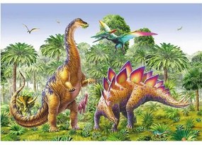 Dino Puzzle Súboj dinosaurov, 2x 48 dielikov