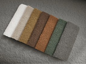 Sivá pohovka z textílie buklé 193 cm Elina – Bobochic Paris