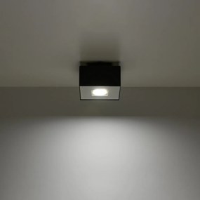 Stropné svietidlo Mono 1, 1x čierne/biele kovové tienidlo