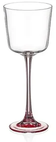 Crystalex svietnik Lucy red 220 mm