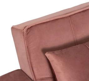 Kreslo JEREMY ružové, z velúru