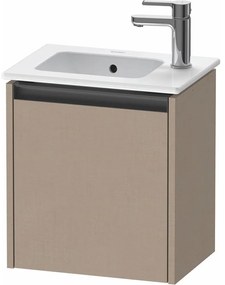 DURAVIT Ketho 2 závesná skrinka pod umývadielko, 1 dvierka, pánty vpravo, 410 x 292 x 440 mm, plátno, K25060R75750000