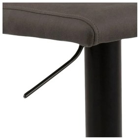 Antracitová barová stolička s nastaviteľnou výškou (výška sedadla 78,5 cm) Avanja – Actona