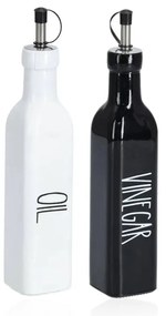 Orion Súprava dávkovača na olej a ocot, BLACK&WHITE