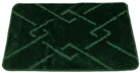 Dvojdielna sada kúpeľňových koberčekov MORENO tmavozelená