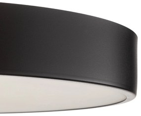 Stropné svietidlo Cleo 600, snímač, Ø 60 cm čierna