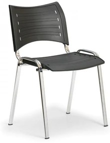 Plastová stolička SMART - chrómované nohy