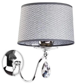 Jupiter 1607 - EG K CH - Nástenné svietidlo EGIDA 1xE27/60W/230V šedá